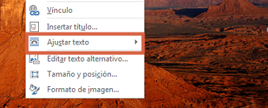Cómo agregar texto encima de una foto en Word o escribir sobre imágenes enviándola detrás del texto paso 3