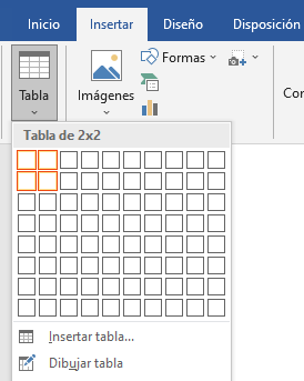 Cómo dividir una hoja o página de Word en cuatro usando la función “Tabla”. Paso 5