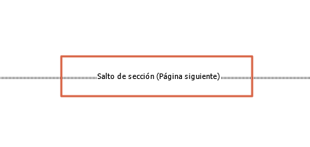 Como eliminar o quitar un salto de seccion en Word de forma manual paso 2