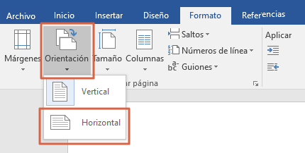 Hacer separadores de libros para imprimir en Microsoft Word usando la función Columnas. Paso 1