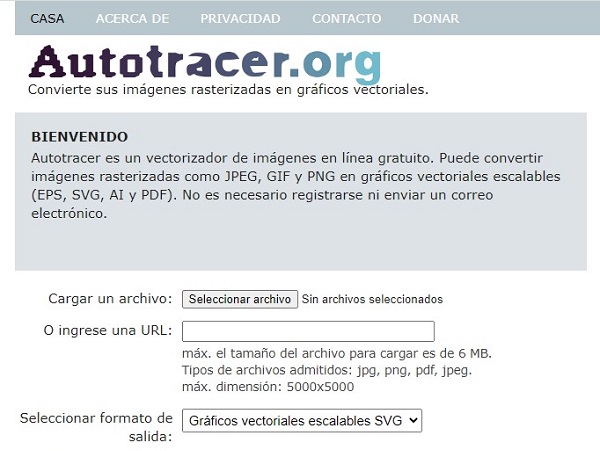 Como vectorizar una imagen online totalmente gratis utilizando Autotracer
