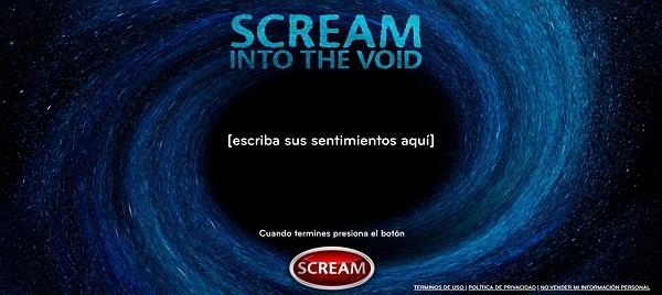 25 paginas web para perder el tiempo divirtiendote. Scream Into The Void